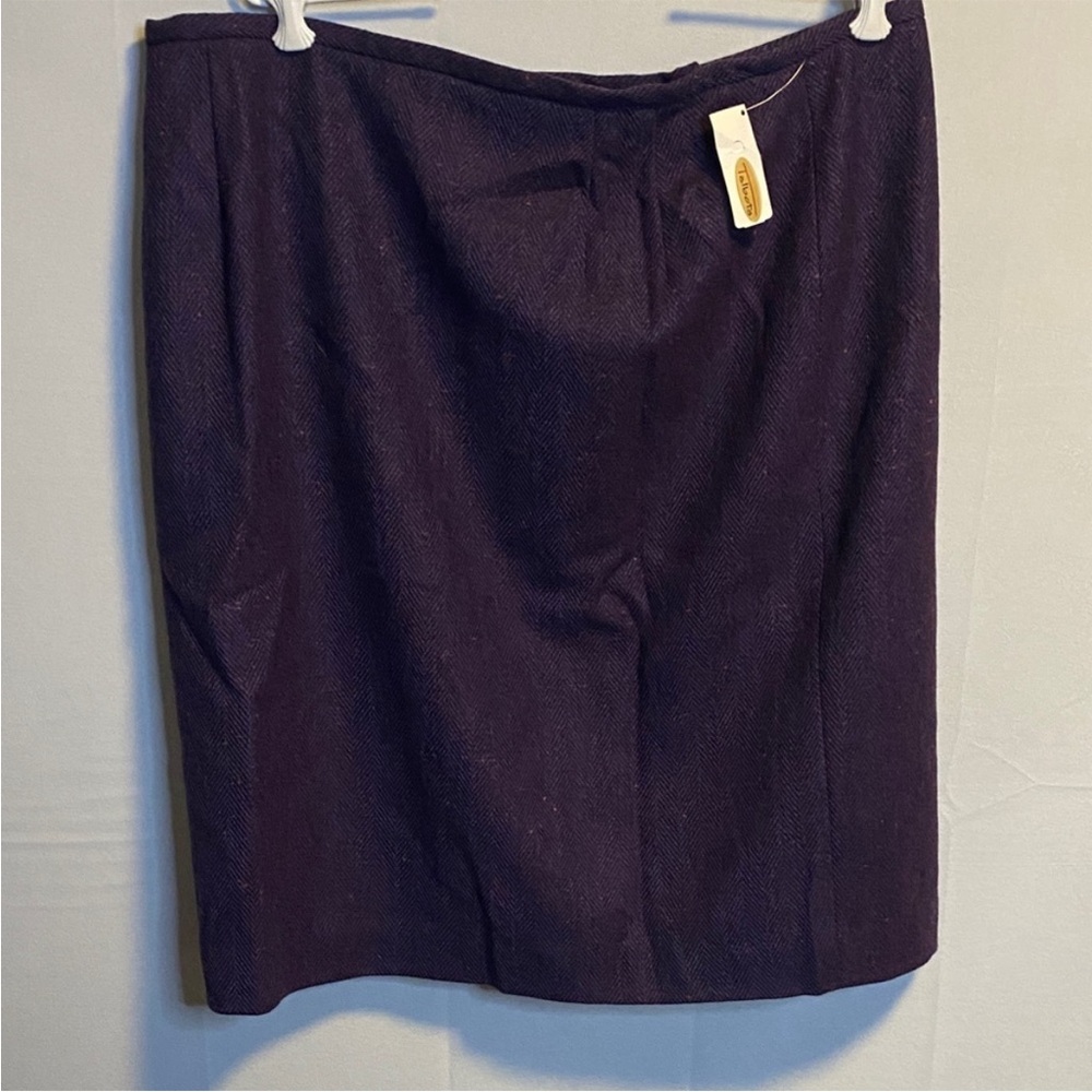 Talbots Deep Purple Pencil Skirt nwt